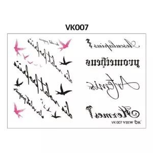 패션타투 여름타투스티커 타투스티커 (VK007) 수영패션스티커 (WC87461)