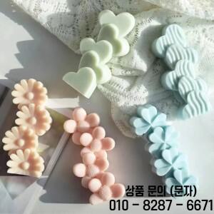 3D 구호 스태킹 해바라기 실리콘 양초 금형 클로버 선인장 비누 석고 발렌타인 데이 하트 초콜릿 웨딩 장식