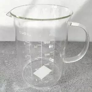 마카 계량컵 1000ML 내열유리 비커 소분 요리
