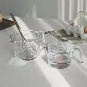 유리 계량컵 500ml 1000ml 베이킹 투명컵