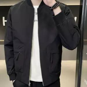 남성 모던 입체 포켓 데일리 루즈 캐주얼 봄 가을 블루종 재킷