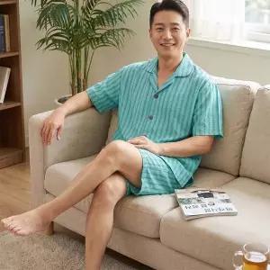 국산 남성 여름 빅사이즈 인견 잠옷세트