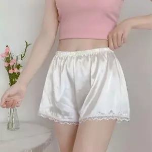 여성 새틴 레이스 홈웨어 속치마 속바지 2색