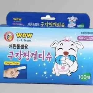 와우 이크린 구강 청결티슈 100매