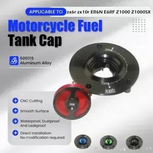 가와사키 ER6N E6RF Z000 Z000SX Z800 Z750 ZZR400 GTR400 ZX6R VERSYS 000 ABS 용 오토바이 탱크 캡