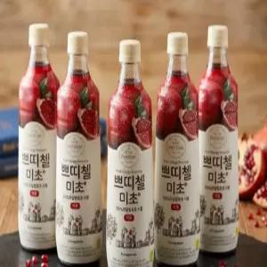 쁘띠첼 미초 석류 900ml 5개