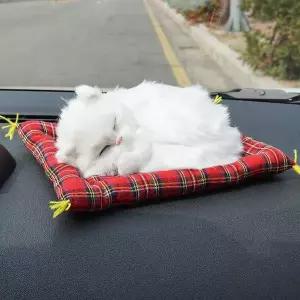 자동차인형 PKM049O0 차량용탈취제 화이트냥이 BIG