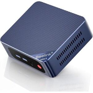 Intel 12th N95(Up to 3.4GHz), 8GB Micro PC Home/Office Computer 256GB Mini SSD, Display/2.5Gbps HDMI DDR4 4K LAN/WiFi5/BT4.2/USB3.2/WOL Dual