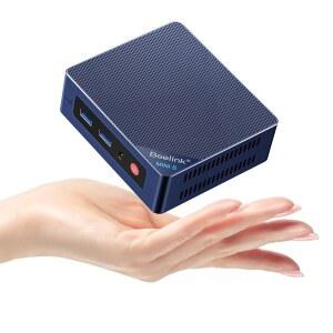Beelink 미니 PC, 12세대 인텔 앨더 USB3.2, 6 500GB M.2 Wi-Fi LAN, HDMI, 데스크탑 3.4GHz, 최대 SSD 16GB RJ45 Family-NAS/HTPC RAM S12 컴퓨터, BT5.2, DDR4 레이크-N100 4K@60Hz 듀얼 프로