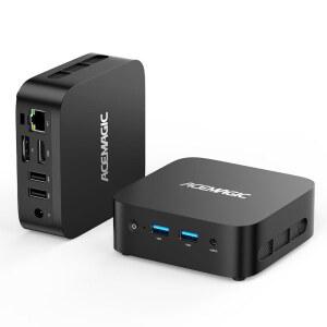 ACEMAGIC Vista V1 N95 Mini Pc, SSD 4K Intel 12Th Pc to Home/Office Micro (Beat 3.6Ghz), WiFi/Bt, 16GB Computers, Gen Vesa DDR4 Display, Mount, Dual 512GB RAM N100, Up