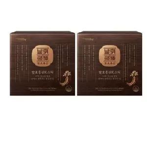 한국야쿠르트 발휘 발효홍삼 K 스틱 (10ml X 30포) (쇼핑백동봉) 1+1 총2개 가족건강 학