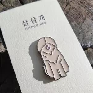 강아지 뱃지 강아지 배지 메탈 금속 진돗개 브로치 금속배지