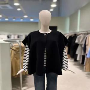듀엘 케이프형 하프 코트 L261PSH508 579556