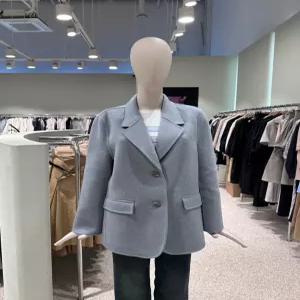 듀엘 캐시미어 블렌디드 싱글 코트 L261MSH502 579562