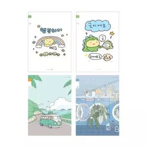 모닝글로리 초등학생 무제노트 25줄 A2 시리즈