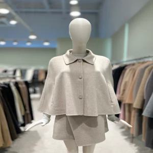듀엘 캐시미어 블렌디드 케이프 코트 L254PSH519 607541
