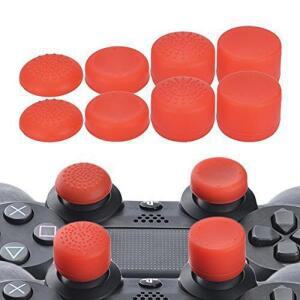 PS5 호환/PS4 호환/PS3 호환/PS2/XBOX 호환 호환 360/XBOX 호환 호환 One 게임  8pcs 실리콘 3D 아날로그