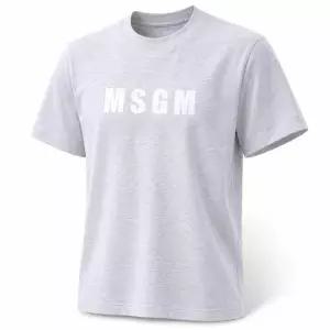 MSGM 로고 프린트 반팔 티셔츠 3641MDM92 247005 94)