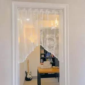 위아 주방 바란스 커튼 가림막 천 창문 패 시공 중문