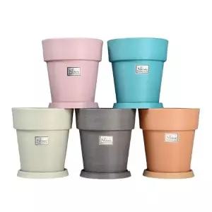 이 피클레온 WPC 화분 미니 원형 3호 16x17 원예