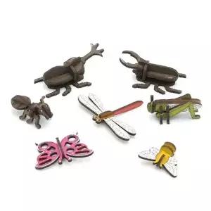 벌레 곤충 7종나무 조립 모형 위아 DIY 만 63빌딩모형
