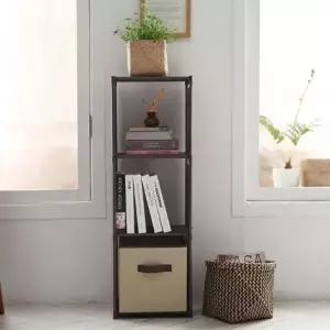 리빙FIXA3단선반 미우 DIY 보조수납장 공간박스