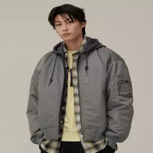 커버낫 디테쳐블 후드 MA-1 세이지 그레이 4322570