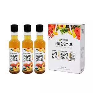 자연과발효 복숭아감식초 180ml 3병 7세트