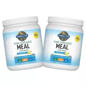 (매장정품)가든오브라이프 로우 오가닉 밀 식물성 쉐이크 바닐라 프로틴 파우더 525g x 2개