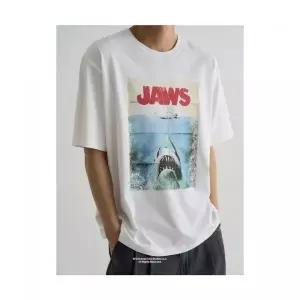 에잇세컨즈 8SNDS JAWS 죠스 그래픽 티셔츠 화이트 456542SSF1 508545