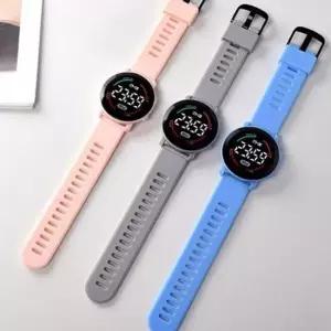 전자 led 손목 시계 42mm 청소년 학생용 손목 시계 방수 LED손목시계 다이얼손목시계