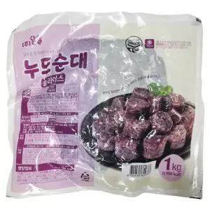 누드순대슬라이스1kg/달솔-5개