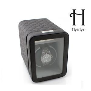 [하이덴] [Heiden]하이덴 모나코 싱글 와치와인더 HD019-Black leather 명품 시계보관함