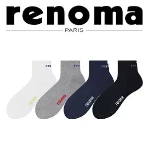 [레노마]남성 중목 스포츠 이중쿠션 파일 양말 RM5302