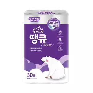행운드림 땡큐 베이직 3겹 30롤 1팩