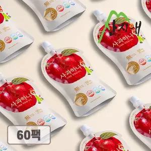 산지애 사과원액주스 60팩 / 사과즙, 착즙, NFC