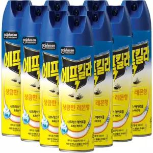에프킬라 시트러스 상큼한 레몬향 500ml x 10개 모기약 살충제 킬라 모기 파리 벌레 약 퇴치 기피