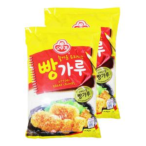 오뚜기 즐거운 요리시간 빵가루 500g 2개 튀김 빵 제과