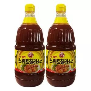 오뚜기 오쉐프 스위트칠리소스 2.1kg 2개