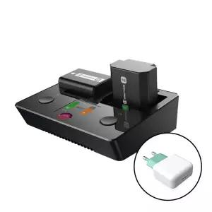 NP2 All-In-One 소니 카메라 배터리 2슬롯 멀티 충전기 FZ100 FW50 BX1 동시충전