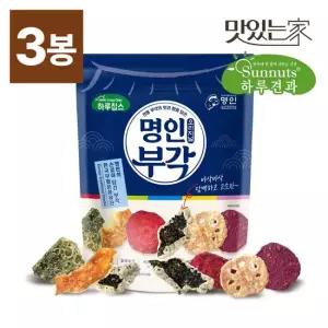 하루견과 [하루견과] 명인부각 오리지널 180g 3봉 명인이만든부각 주전부리