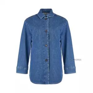 [라벨루쏘]  FW24 여성 페탈리 데님 셔츠 PETALI 001