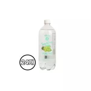 노브랜드 스파클링 백포도 탄산음료 1L x 24개 당류 0g
