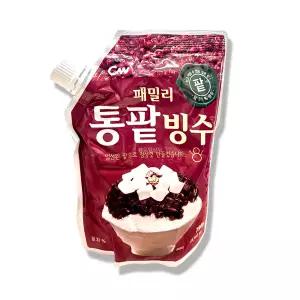 청우 통팥빙수 750g 파우치 x 1개 / 패밀리통팥 빙수재료 팥요리 토핑