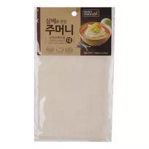 (대)(30x33) 삼베면주머니/보자기/면포/면보자기/육수/다시백/국물/주머니/건더기/자루/찜보자기/약초/약재