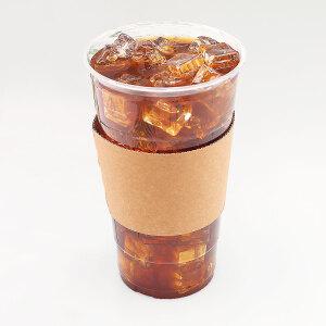 107파이(32온스) 홀더 일회용 투명컵 무지홀더 100개 1리터 일회용 대용량 아이스컵