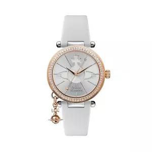 비비안웨스트우드 VV006RSWH 오브 여성 가죽 쿼츠 32mm