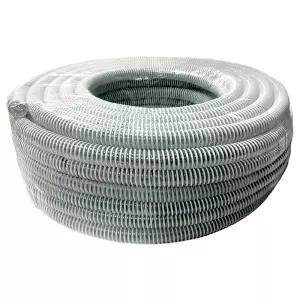 국산 투명나선 호스 32mm X 50M 펌프 배수 양수기 자바라 물 호수