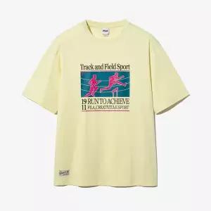 [휠라](광주신세계)[FILA] 트랙앤필드 아카이브 반팔티 (FS2RSH2110X_YEW)