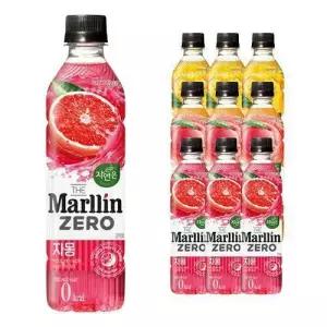 웅진식품 자연은 더말린 제로 500ml 20+20펫 교차선택 (3종 중 택2)